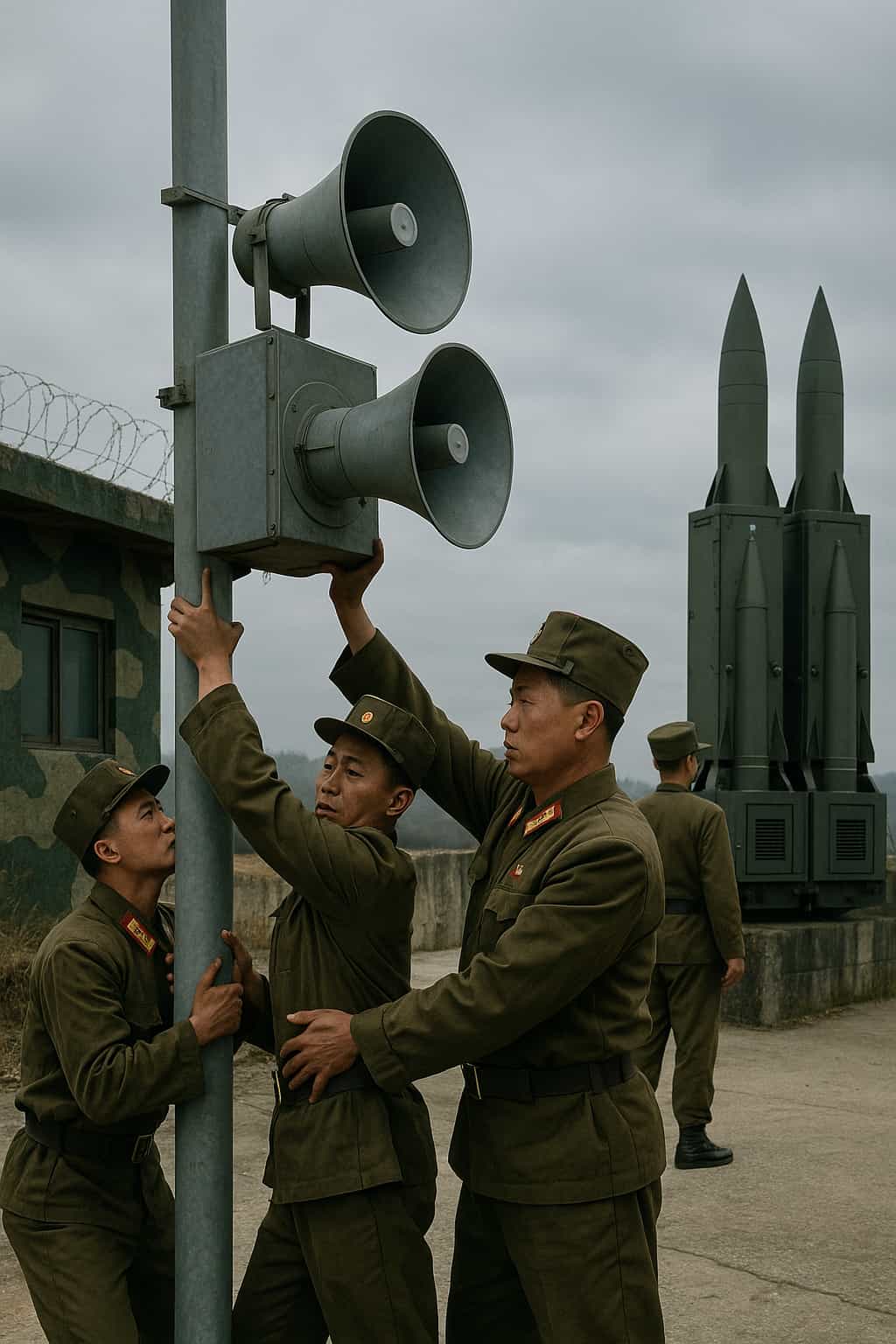 North Korea Removing Propaganda Loudspeakers in Border Areas Amid Efforts to Ease Tensions