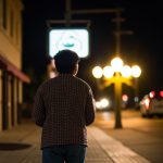 Smart streetlight whispering fashion critique