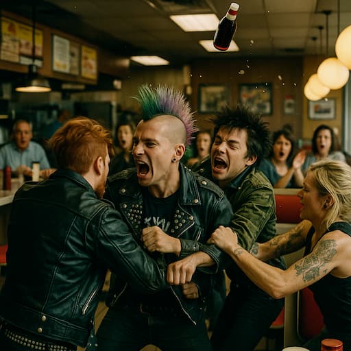 Local Punk Arrested After Mosh Pit Breaks Out at Waffle House