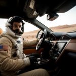 Mars Rover with Starbucks Drive-Thru