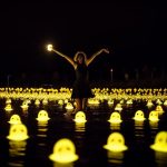 Visualization of the Invisibulum particle in a dark quantum space