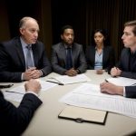 A colorful garden gnome in a serene garden setting