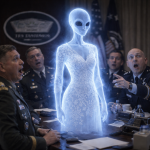 Alien lingerie fashion show at Pentagon