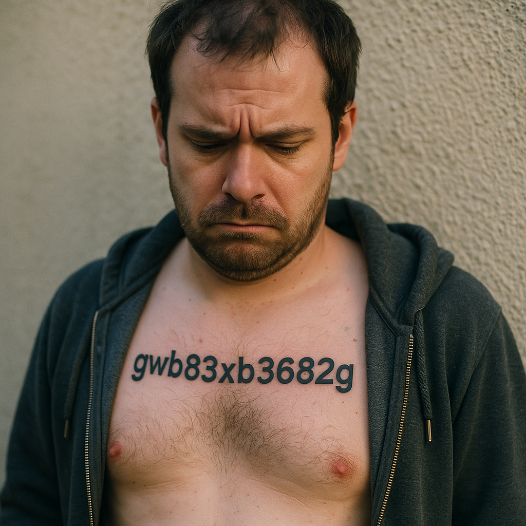 Local Man Accidentally Tattoos WiFi Password Across Chest