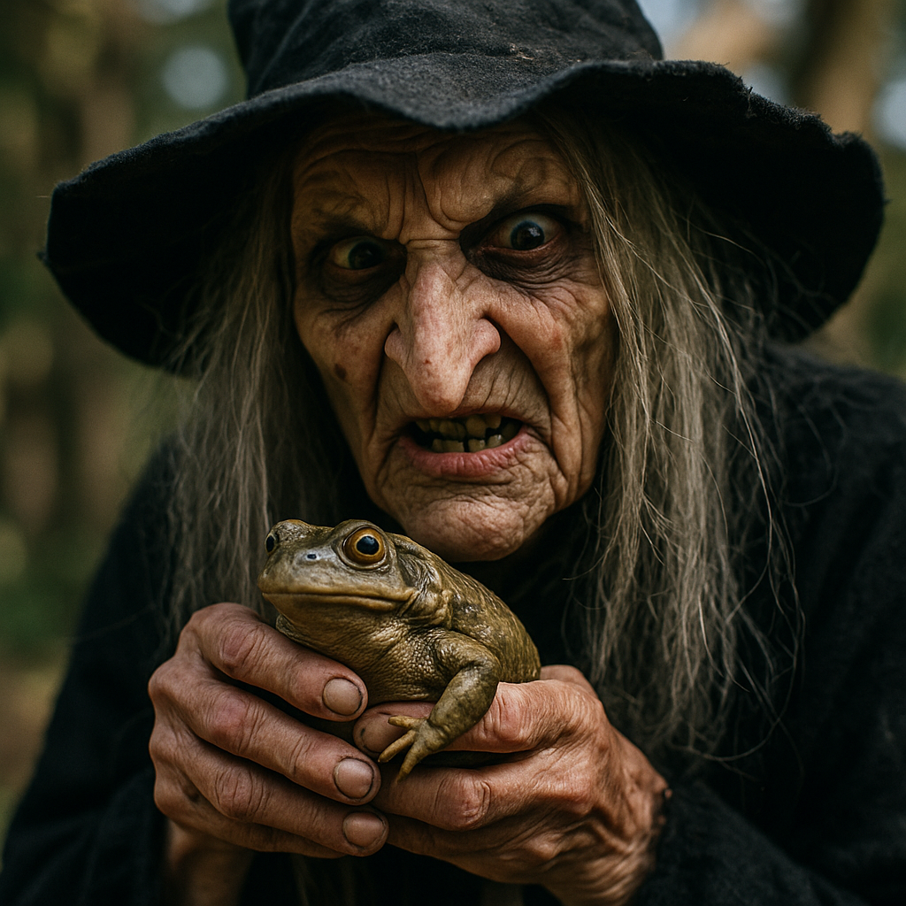 Local Witch Turns Ex Into Frog, Charges Him Alimony Anyway