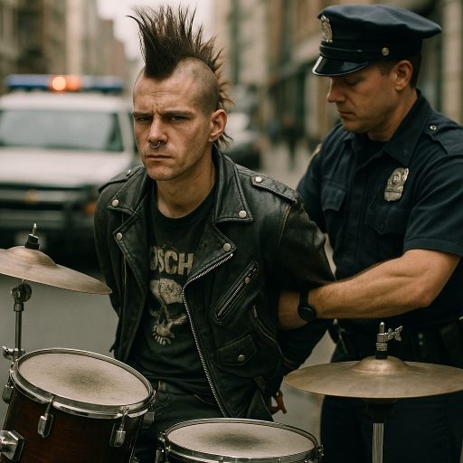 Local Punk Arrested for Attempting to Shoplift Entire Drum Set