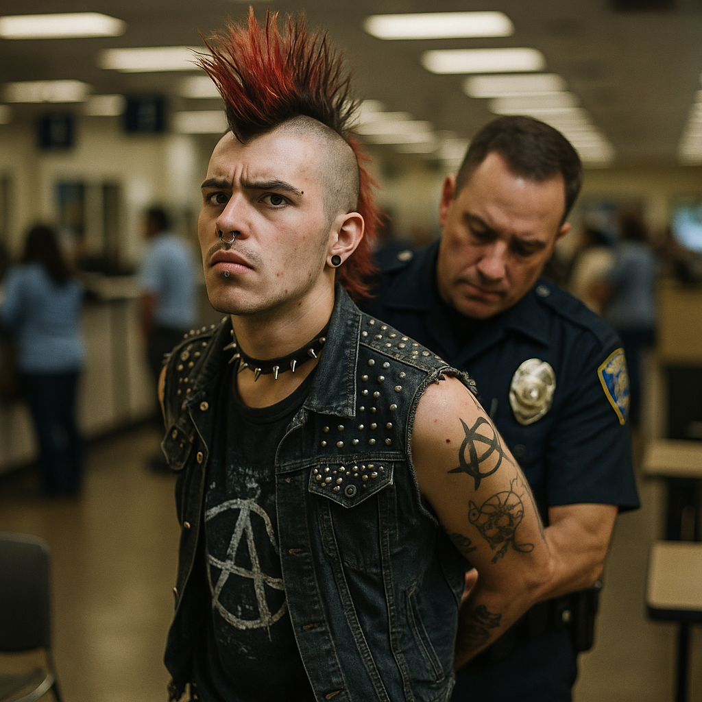 Punk Arrested After Staging Circle Pit Inside DMV