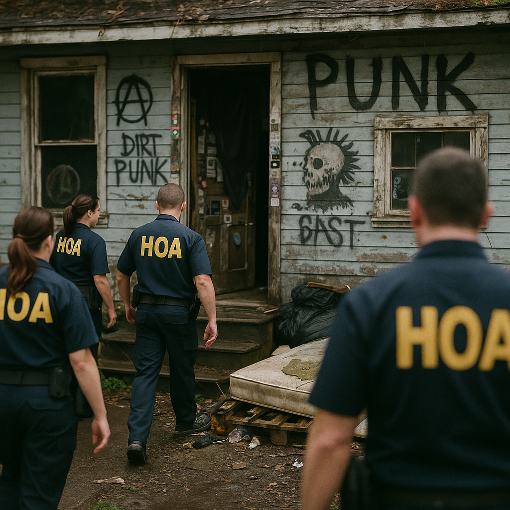 Punk House Declares Sovereignty, Immediately Invaded by HOA