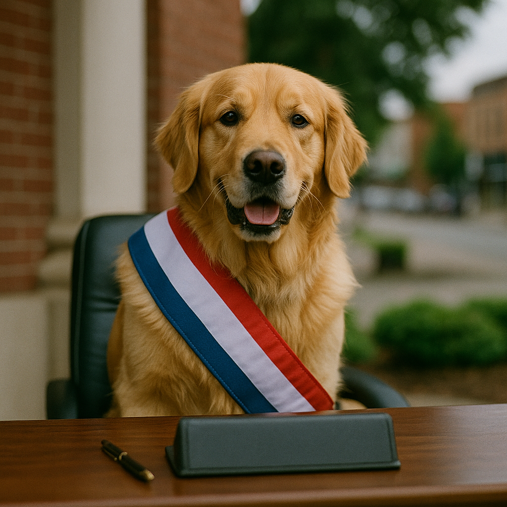 Dog Accidentally Becomes Mayor After Winning Write-In Vote