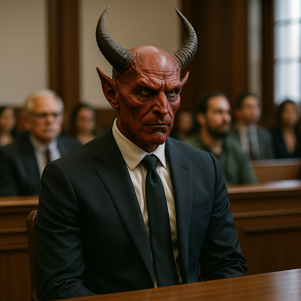 Satan Appears in Court, Suing Exorcists for Defamation